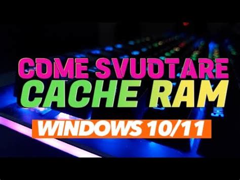 Come Svuotare La Cache Ram In Windows Rendi Il Computer Pi