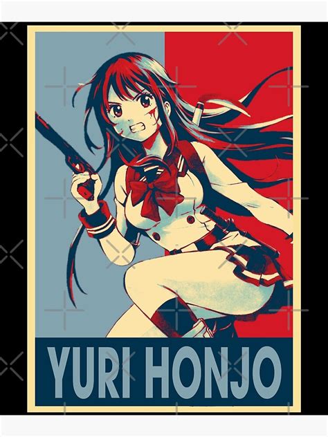 "Graphic Yuri Honjo manga girl High-rise Invasion" Art Print for Sale ...