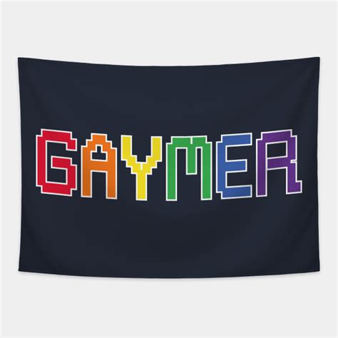 Gaymer Gay Pride Flag Lgbt Gamer Lgbtq Gaming Rainbow T Gay Gamer Tapestry Teepublic