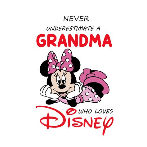 Minnie Mouse Svg Im A Disney Grandma Svg Its Like A Regu Inspire