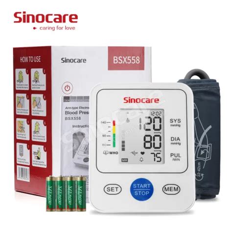 Tensiometer Blood Pressure Monitor Large Screen Electric Bpm Sinocare