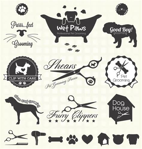 Dog Grooming Vector Art Stock Images Depositphotos