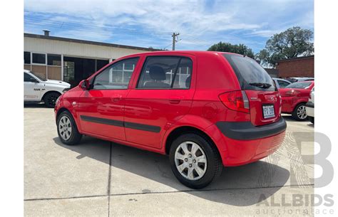 07 09 Hyundai Getz S FWD TB MY09 Lot 1510239 CARBIDS