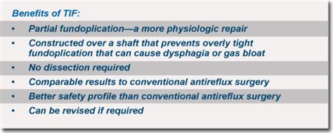 TIF vs Antireflux Surgery - EndoGastric Solutions