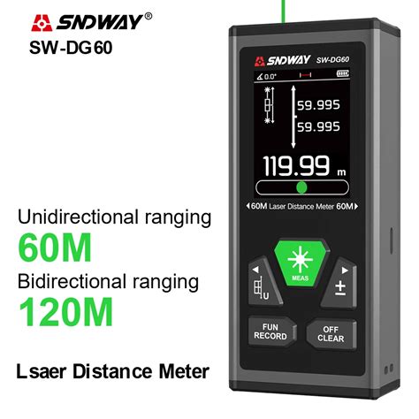 SNDWAY Dual Laser Distance Meter Rechargeable Bilateral Laser