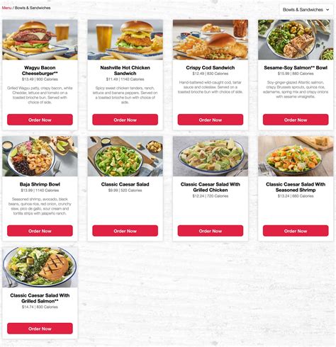 Red Lobster Menu With Prices & Pictures (2024)