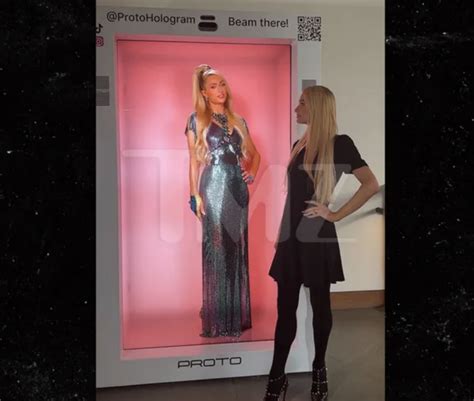 Paris Hilton Debuts Hologram At Tech Summit Proto