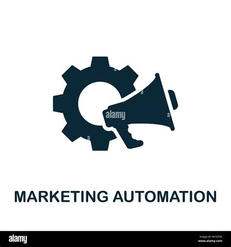 Marketing Automation Vector Icon Symbol Creative Sign From Crm Icons