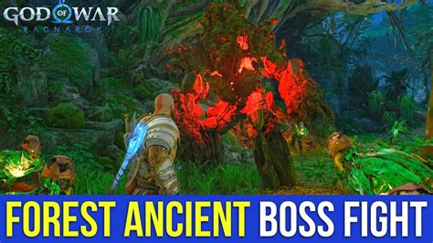 God Of War Ragnarok Walkthrough Gameplay Forest Ancient Boss Fight