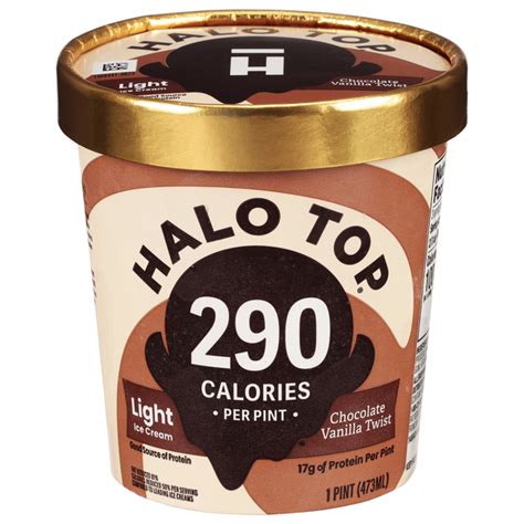 Save On Halo Top Chocolate Vanilla Twist Light Ice Cream Order Online Delivery Stop And Shop