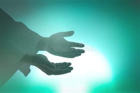 Jesus Christ Hands and Spiritual Healing Concept Stock Image - Image of ...