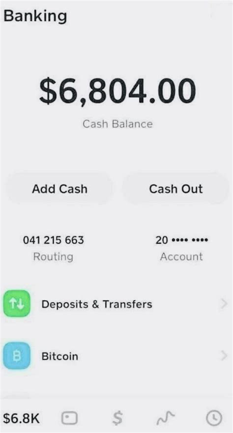 An Iphone Screen Showing The Balances And Cash For Different Bank Accounts Including 6 804 00