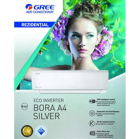 Aer Conditionat Bora Eco Inverter A Silver Gwh Aad