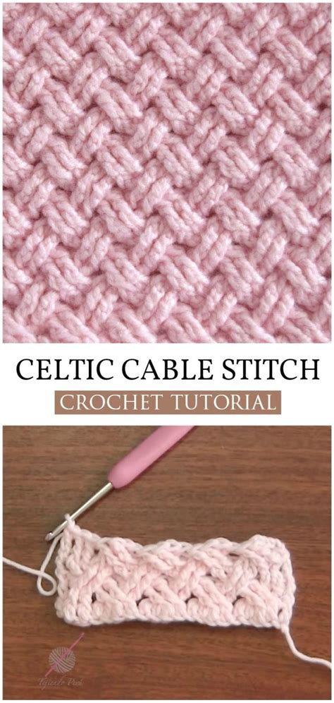 How To Crochet Celtic Cable Stitch