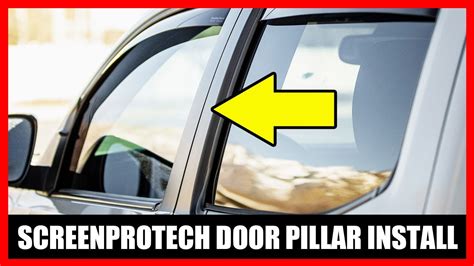 Screen ProTech Tacoma Door Pillar Protection INSTALL Toyota