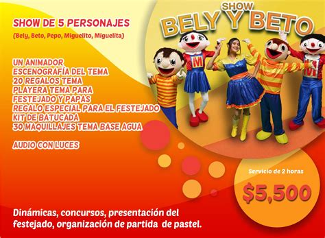 Show De Bely Y Beto Fiestas Infantiles Fantasy