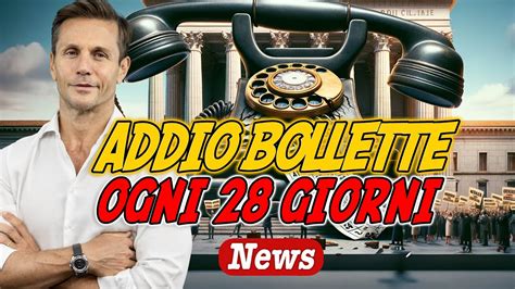 BOLLETTE TELEFONO Stop Fatturazione A 28 Giorni Avv Angelo Greco