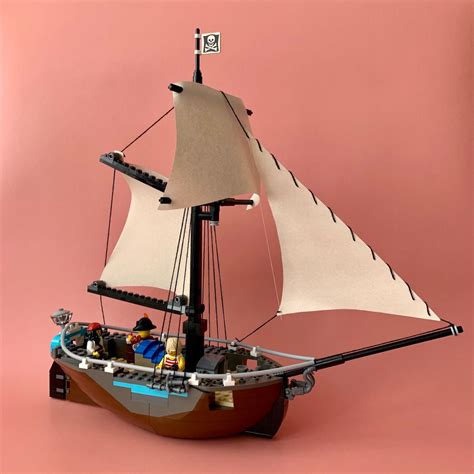 Lego Pirate Ship Lego Ship Lego Tree Lego Boat Moc Pirates