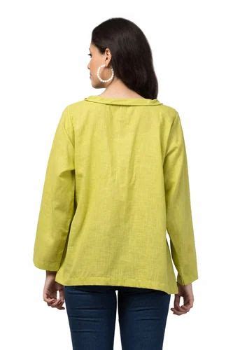 Women Full Sleeves Cotton Top At Rs 650piece Ladies Cotton Tops In New Delhi Id 2851969668097