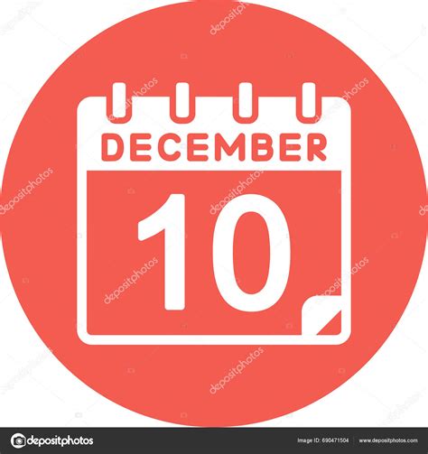 Calendar Date December Stock Vector by ©Robert-Angle 690471504