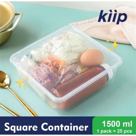 Jual Thinwall Food Container Square Kiip Kotak Kemasan Ml Isi