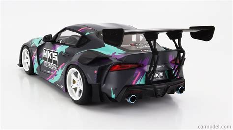 GT SPIRIT GT407 Scala 1 18 TOYOTA SUPRA GR A90 COUPE HKS PRESS 2019