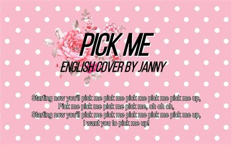 【janny】翻唱——produce 48 《pick Me》英文版哔哩哔哩bilibili