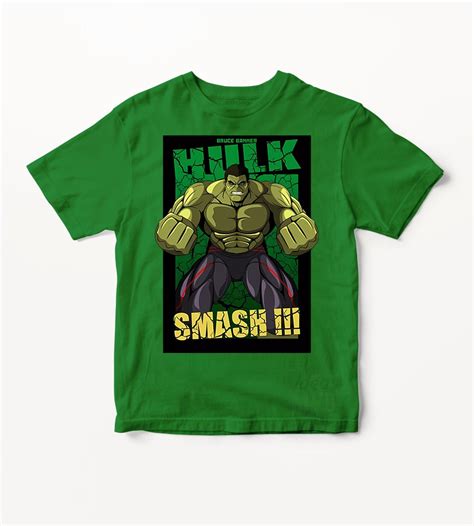 Remera De Ni O Hulk Colores Ideas Mvd