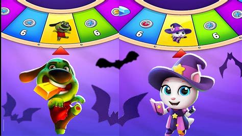 Talking Tom Gold Run Halloween Times Spin Win A Free Unlocked Zombie