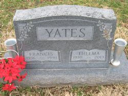 Thelma Joan Dace Yates Find A Grave Memorial