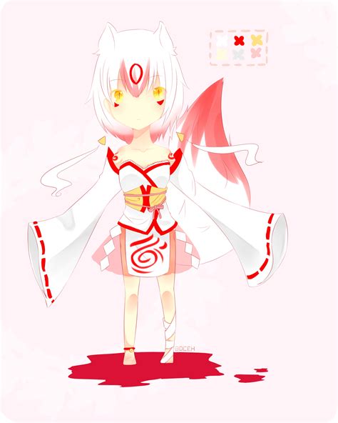 Okami Gijinka By Merurun On Deviantart