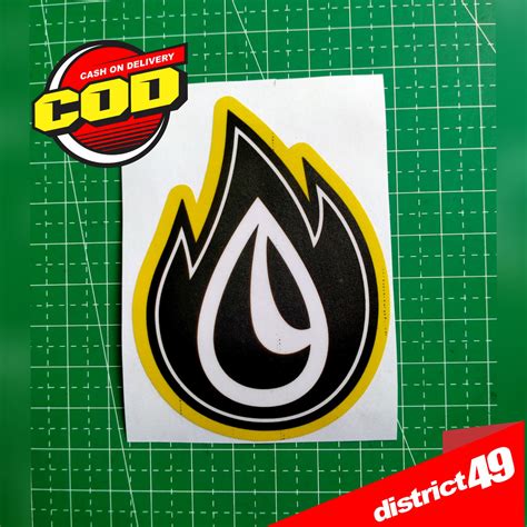 Jual Stiker Print Cut Brand Distro CROOZ LOGO Laminasi Glossy Bahan