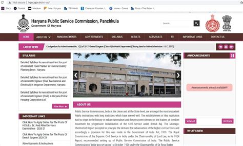 Haryana Public Service Commission Apply Online For 156 Posts In Hpsc