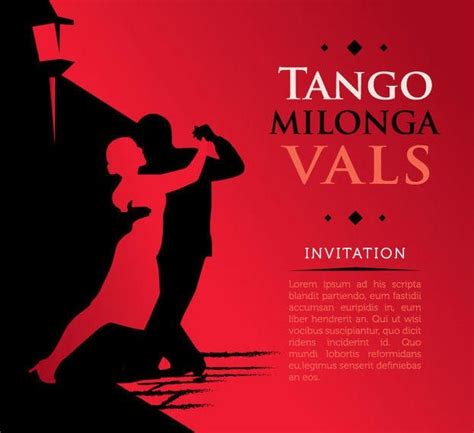 Cartel De Tango Descargar Vector