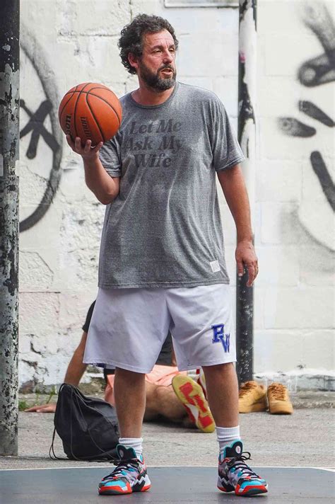 Timothée Chalamet and Adam Sandler Enjoy a Friendly Game of Basketball