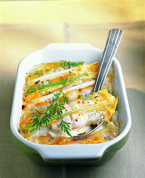 Recette Gratin De Poireaux Au Haddock Marie Claire