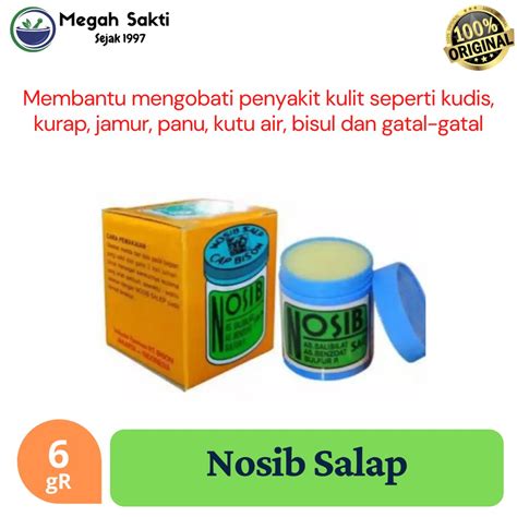 Jual MGS Nosib Salap 6 GR Salep Gatal Kurap Kadas Dan Panu