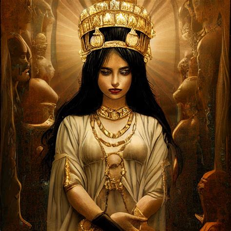 Ishtar Babylonian goddess of love and war by purplerhino on DeviantArt