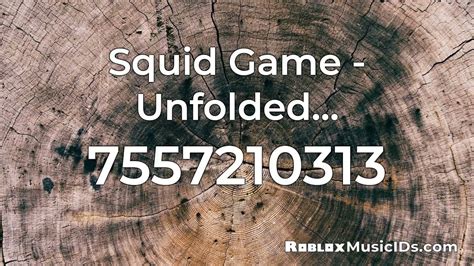 10 Popular Squid Game Roblox Music Codes IDs Working 2021 YouTube