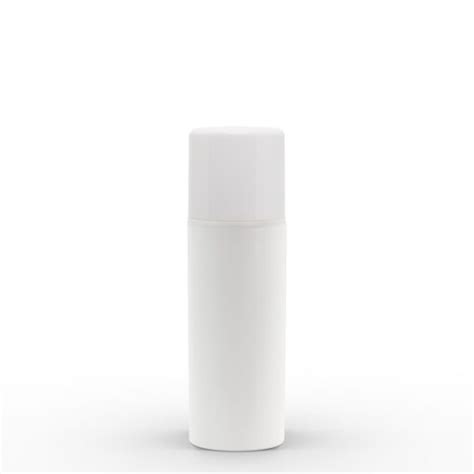 50ml Matte White Pp Plastic Airless Bottles With 32mm Matte White