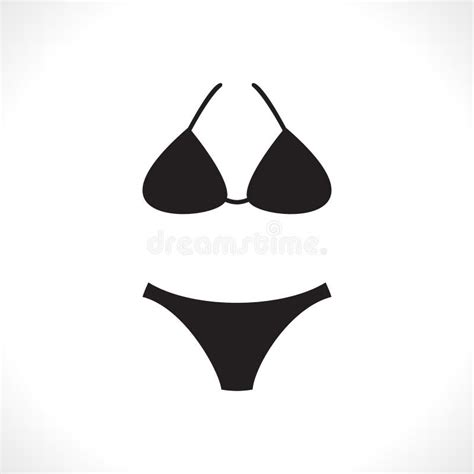 Costumi Da Bagno O Icona Del Bikini Illustrazione Vettoriale