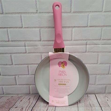 Paris Hilton Kitchen Paris Hilton Thats Hot 8inch Ceramic Nonstick Fry Pan Pink Handle