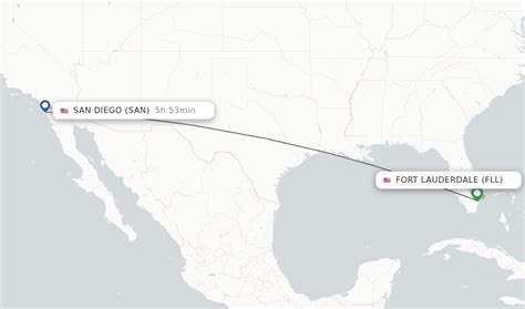 Direct Non Stop Flights From Fort Lauderdale To San Diego Schedules