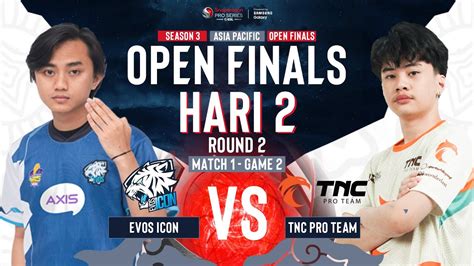 Id Hari Ke Evos Icon Vs Tnc Pro Team Round Match Game