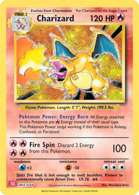 Charizard Pok Mon Trading Card Game Classiccharizard Clc