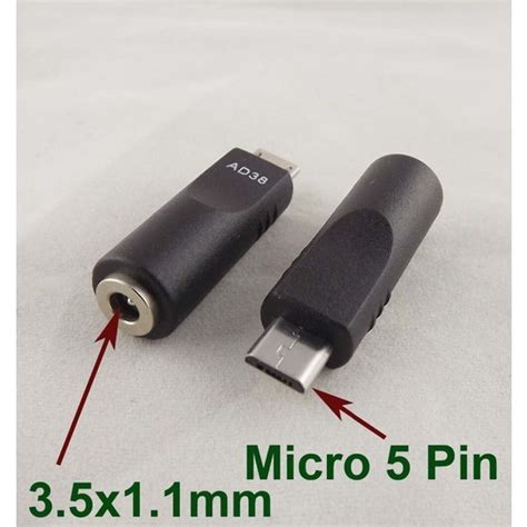 Scentu Adet Mm X Mm Di I Mikro Usb Pin Erkek Dc Fiyat