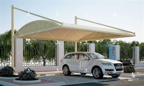 Aluminium Arch Shade Car Parking Shade Albassam Tents Structural