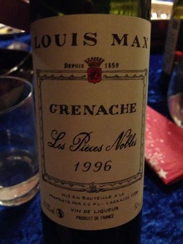 Louis Max Grenache Les Pieces Nobles Vivino Us