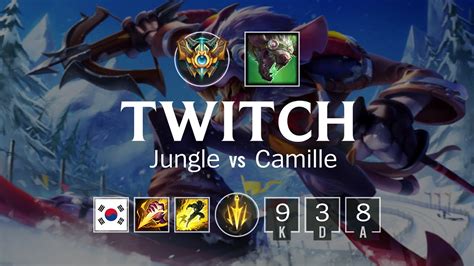 Twitch Jungle Vs Camille KR Challenger Patch 8 5 YouTube