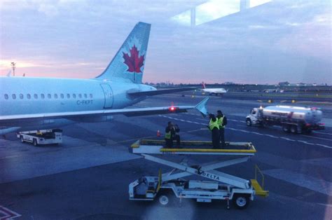 Air Canada Flight Damaged By Passing Plane Just After It Landed At New